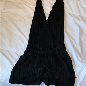 Black Summer Romper